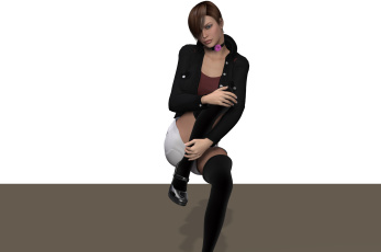 Картинка 3д+графика люди+ people фон взгляд девушка