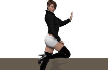 Картинка 3д+графика люди+ people фон взгляд девушка