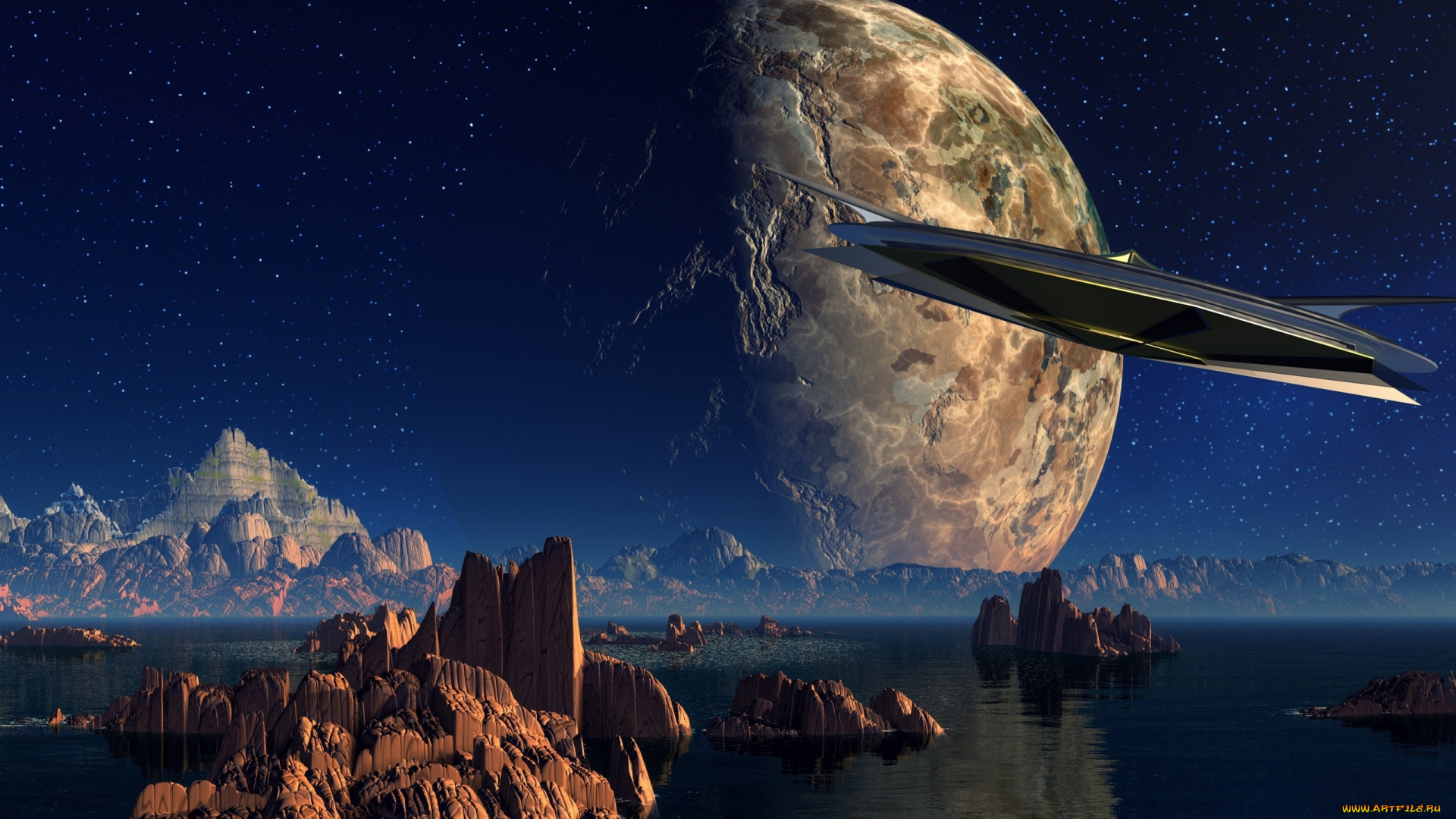 3д, графика, атмосфера, настроение, , atmosphere, , , mood, , поверхность, планета