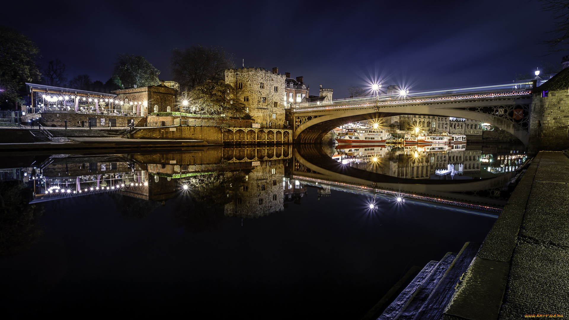 lendal, bridge, города, -, мосты, простор