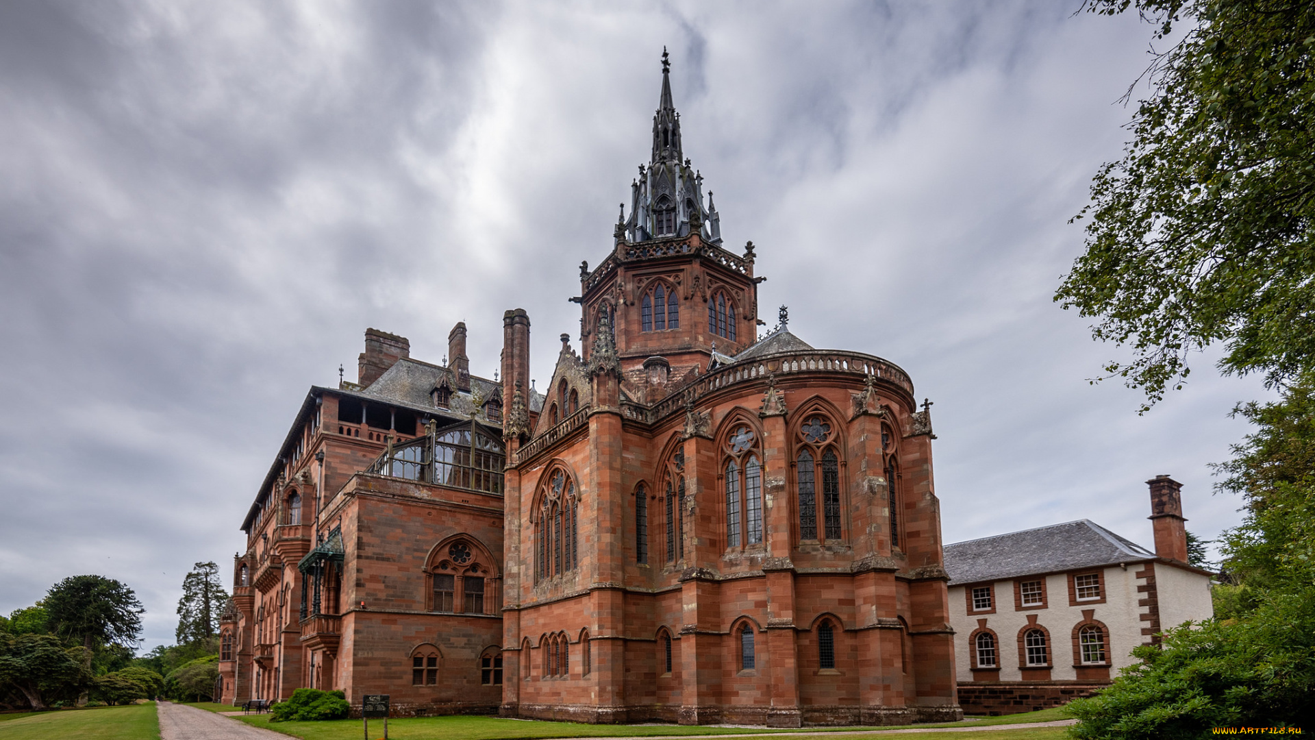 mount, stuart, house, города, -, здания, , дома, простор