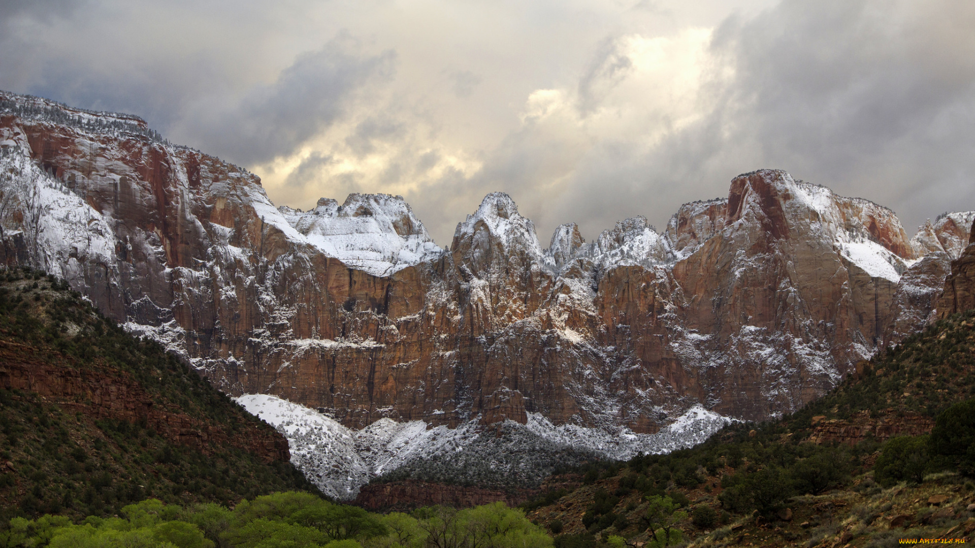 природа, горы, простор