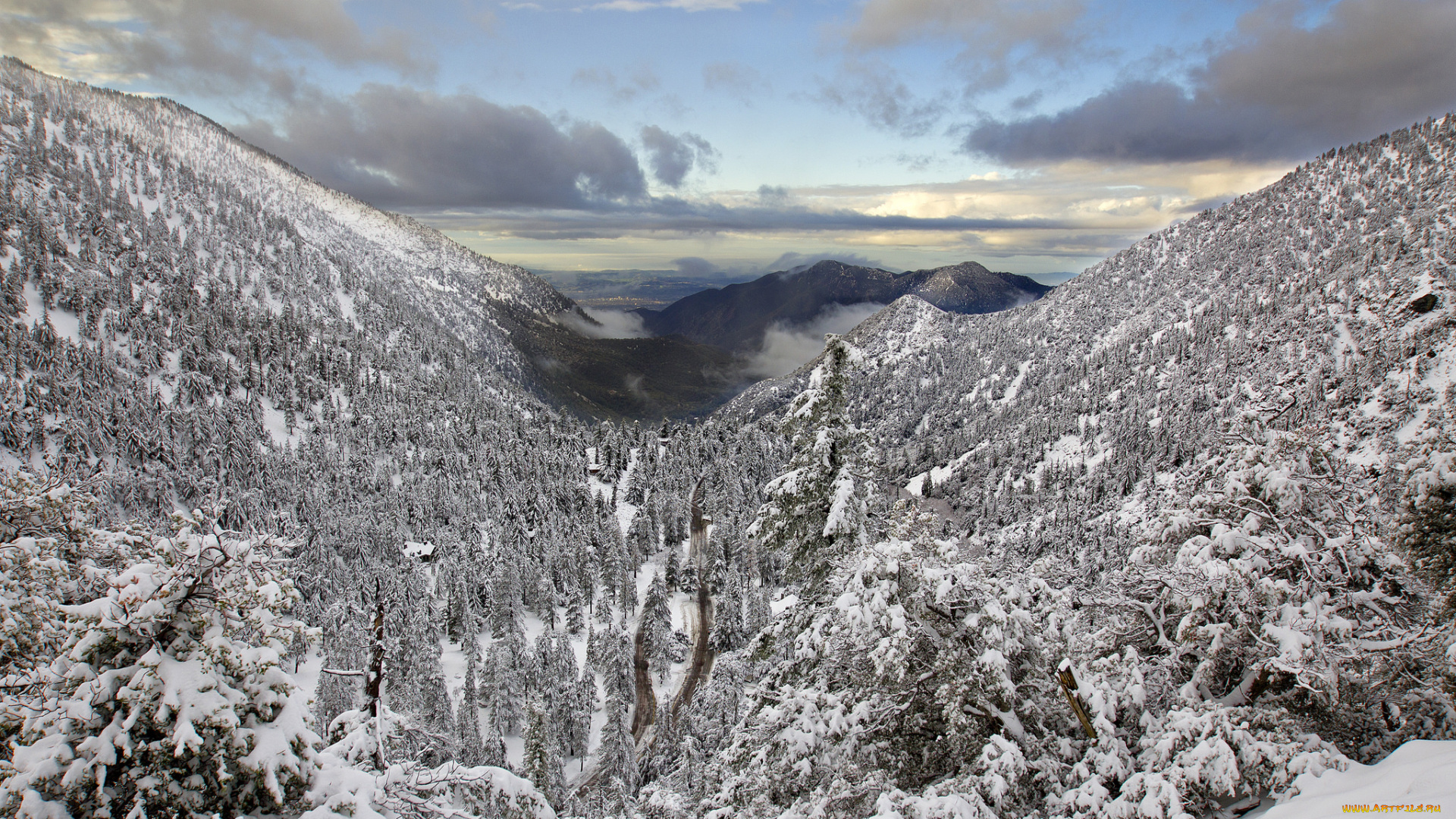 природа, горы, простор