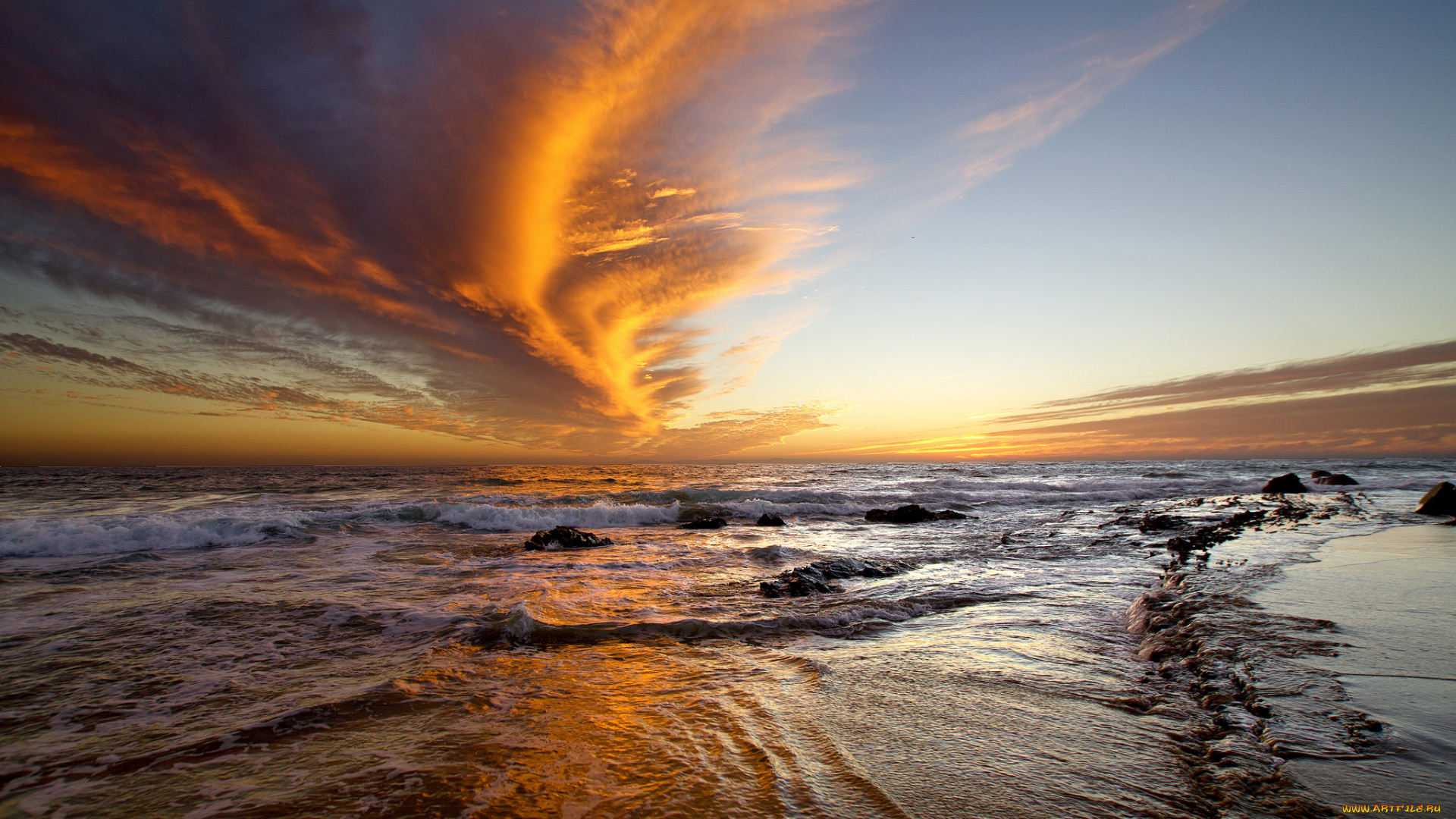 природа, облака, простор