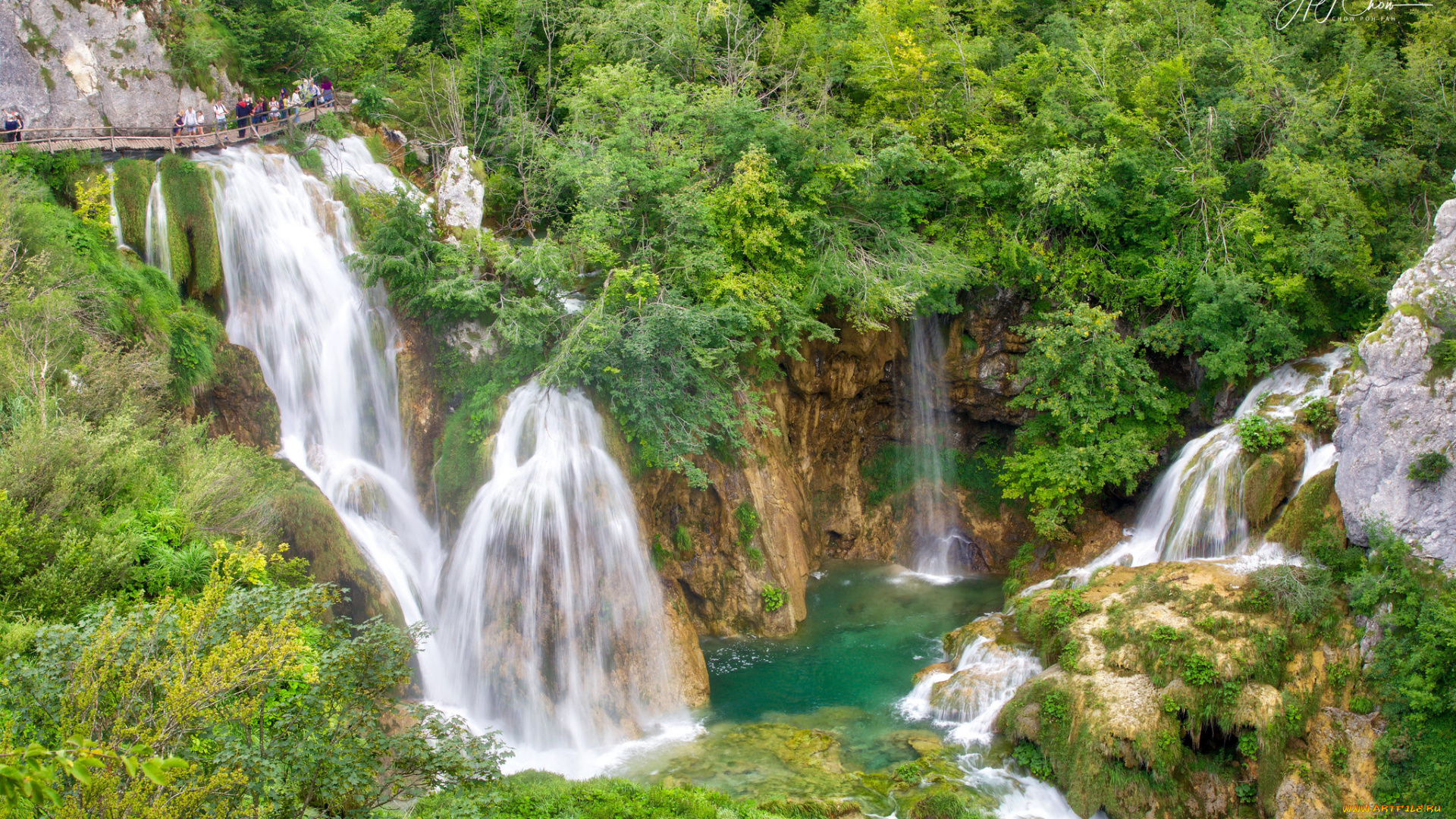 природа, водопады, простор