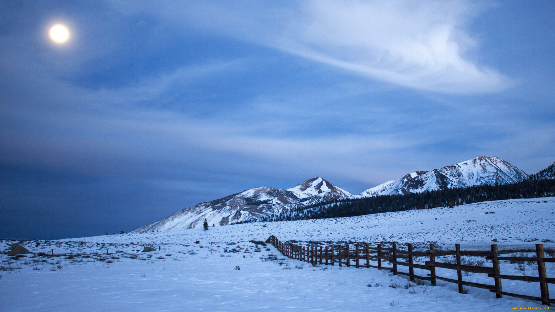 природа, зима, простор