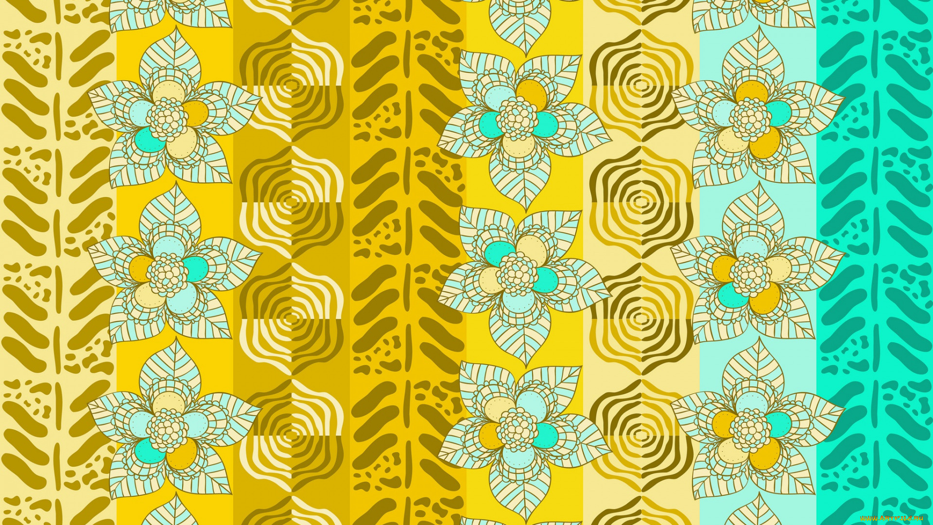 векторная, графика, цветы, , flowers, текстура, фон, цветы, орнамент