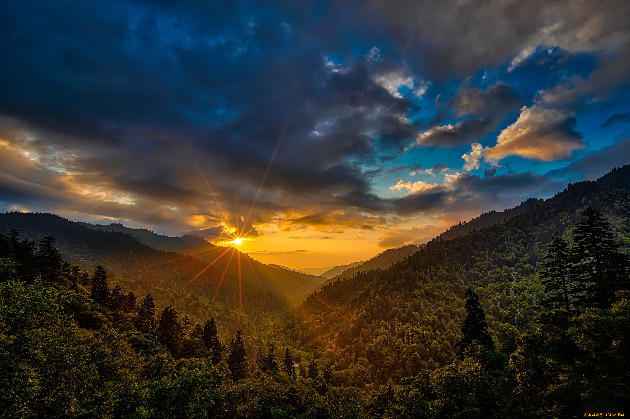 природа, восходы, закаты, простор