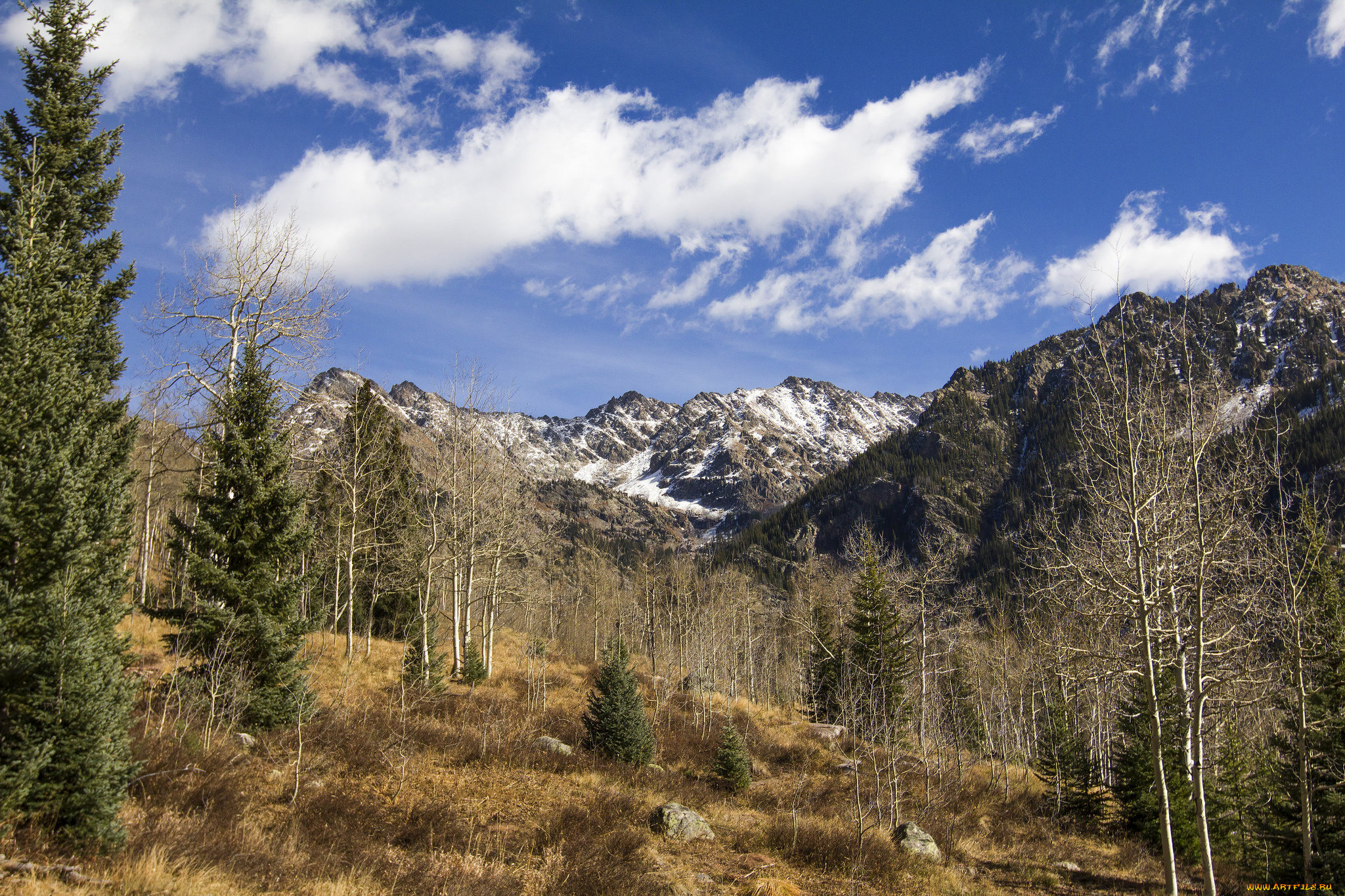 природа, горы, простор