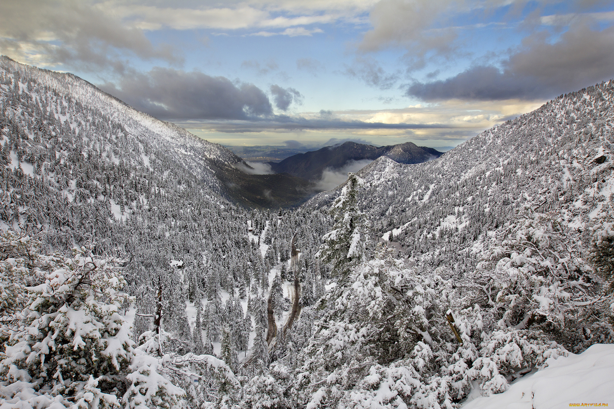 природа, горы, простор