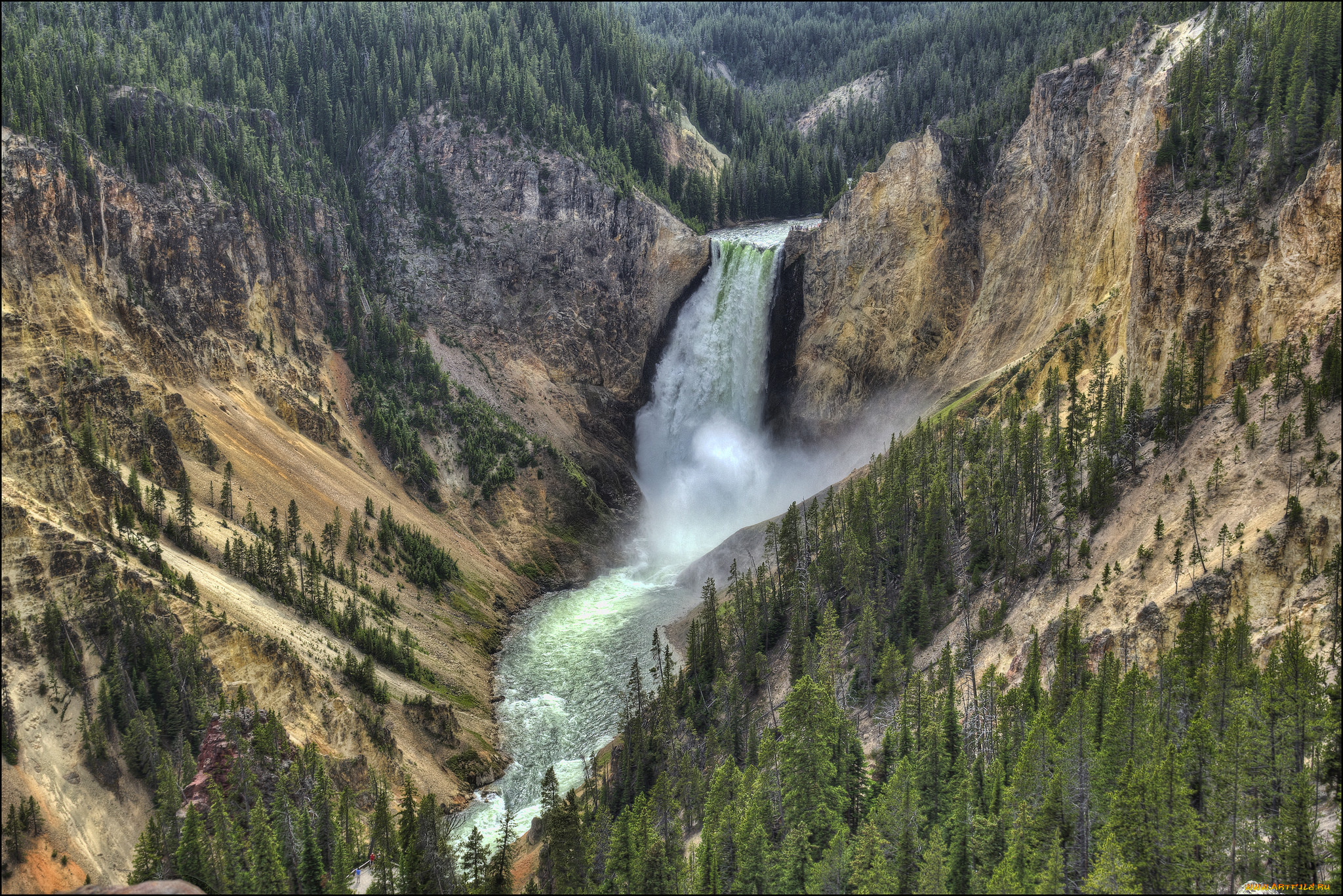 природа, водопады, простор