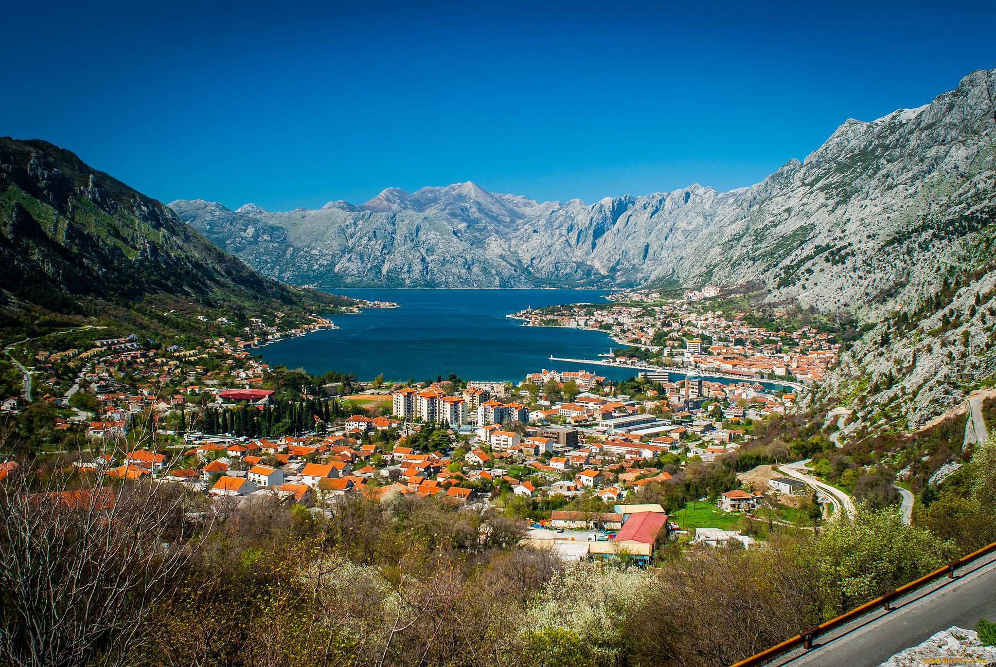 kotor, , montenegro, города, -, панорамы, простор