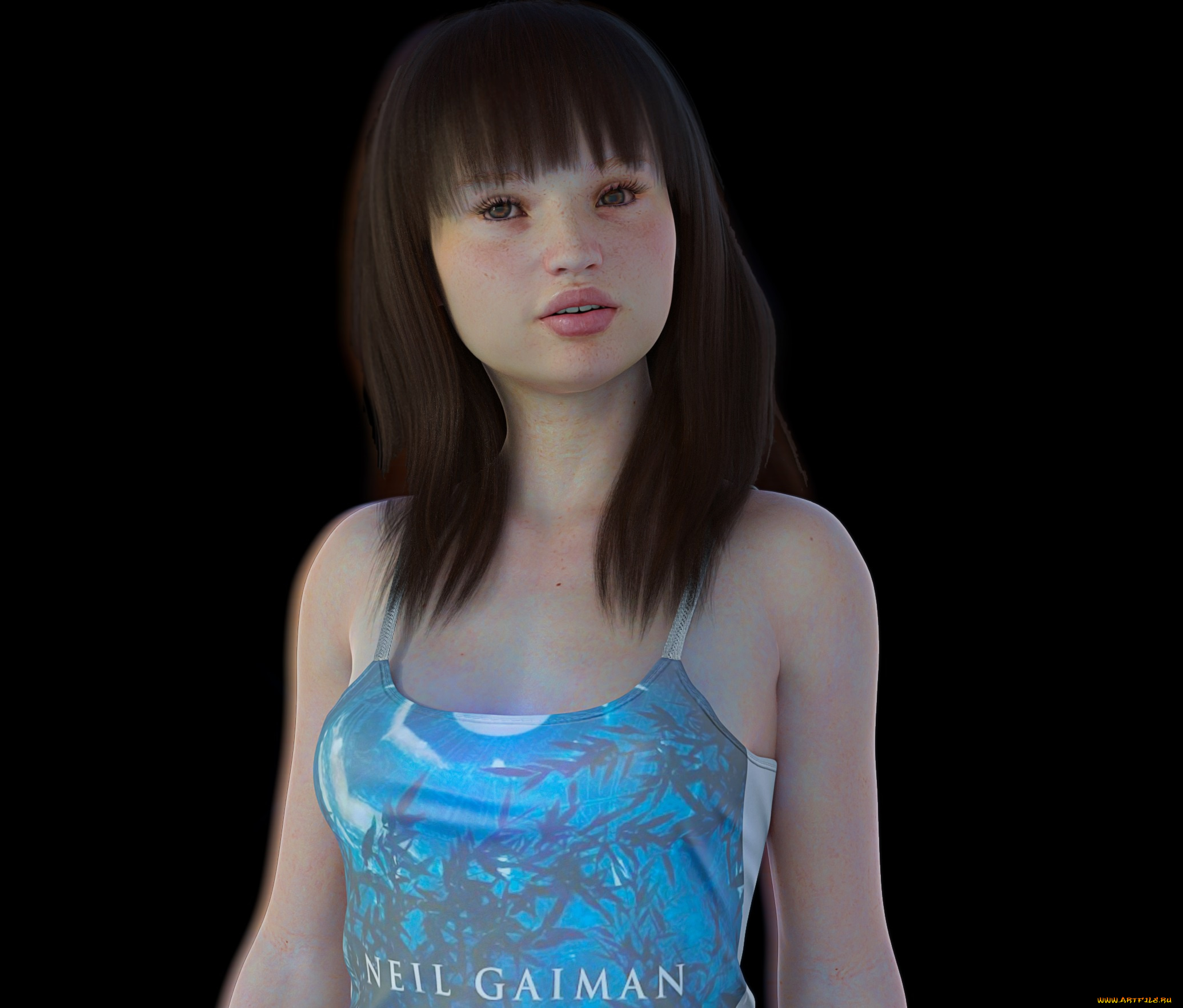 3д, графика, люди, , people, взгляд, фон, девушка