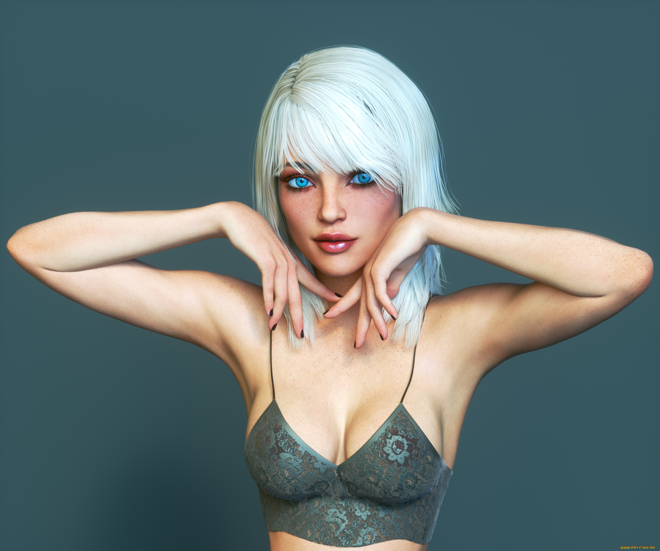 3д, графика, люди, , people, фон, взгляд, девушка