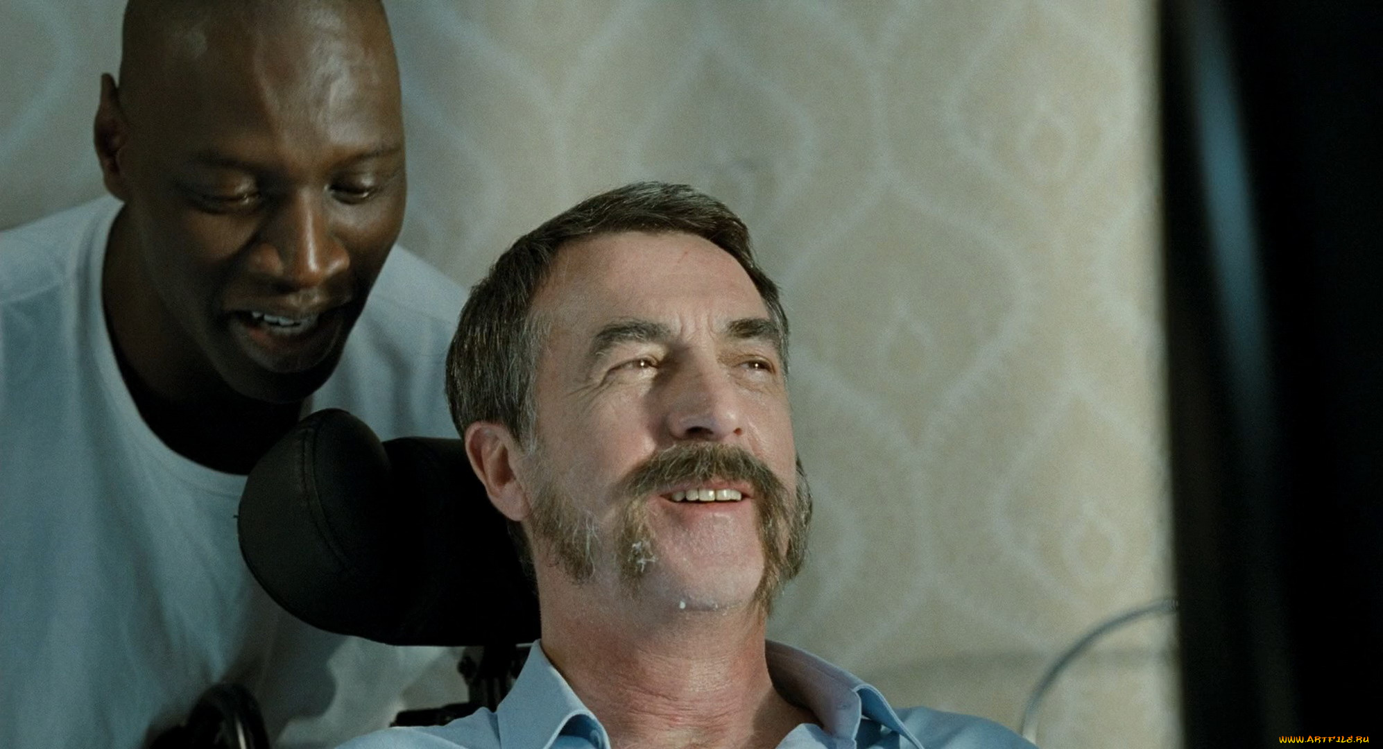 кино, фильмы, 1, 1, intouchables, дрисс, филипп, лица, усы