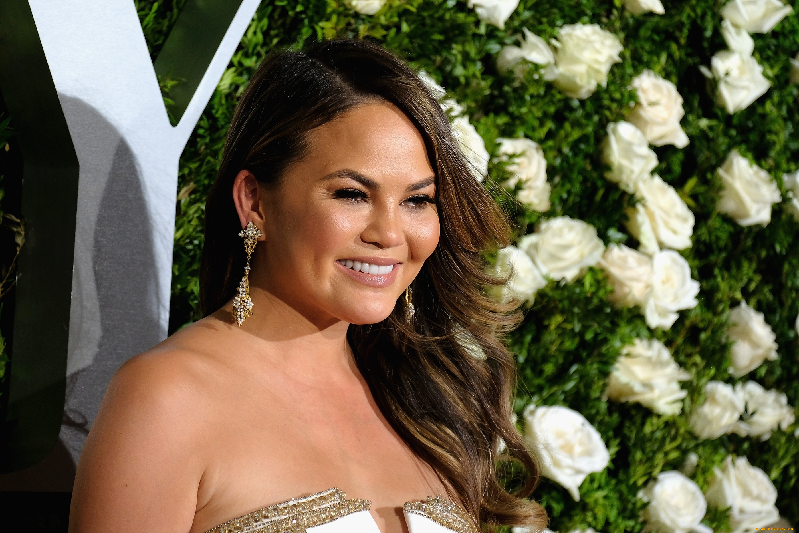 chrissy, teigen, девушки, улыбка, портрет, модель, девушка, teigen, chrissy