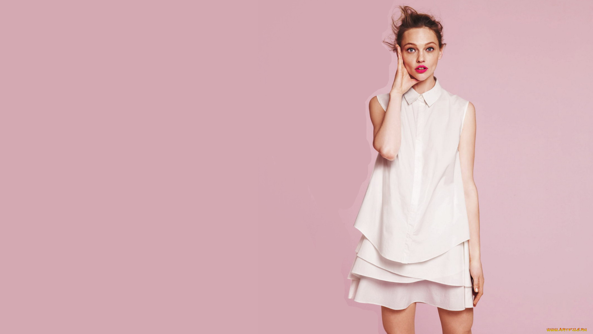 девушки, саша, пивоварова, модель, платье