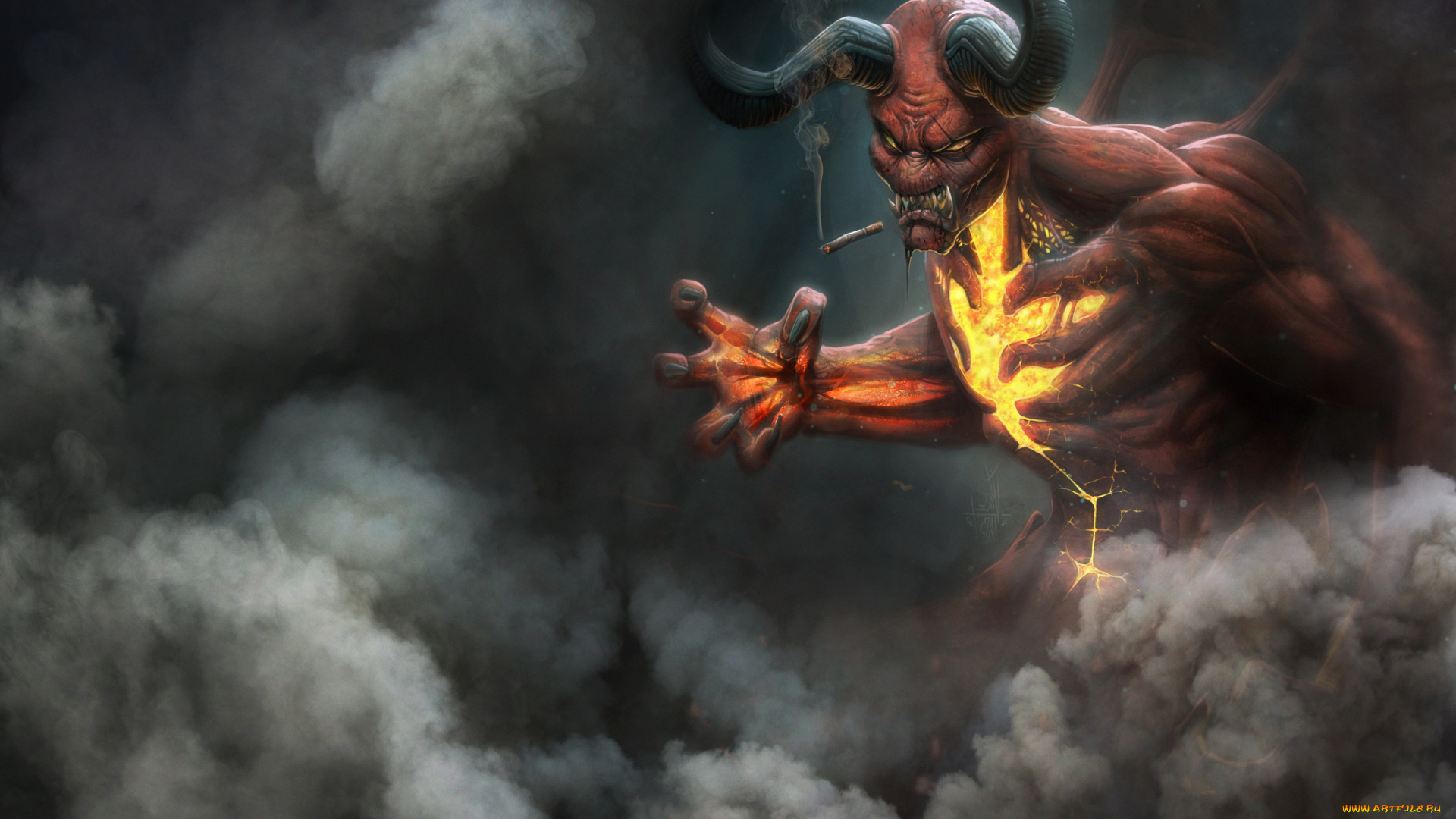 фэнтези, демоны, демон