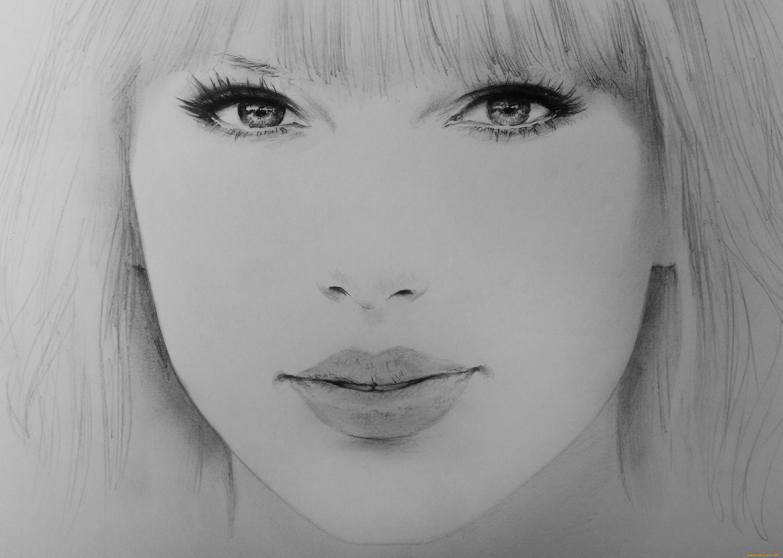 taylor, swift, рисованное, живопись, девушка, фон, взгляд, портрет