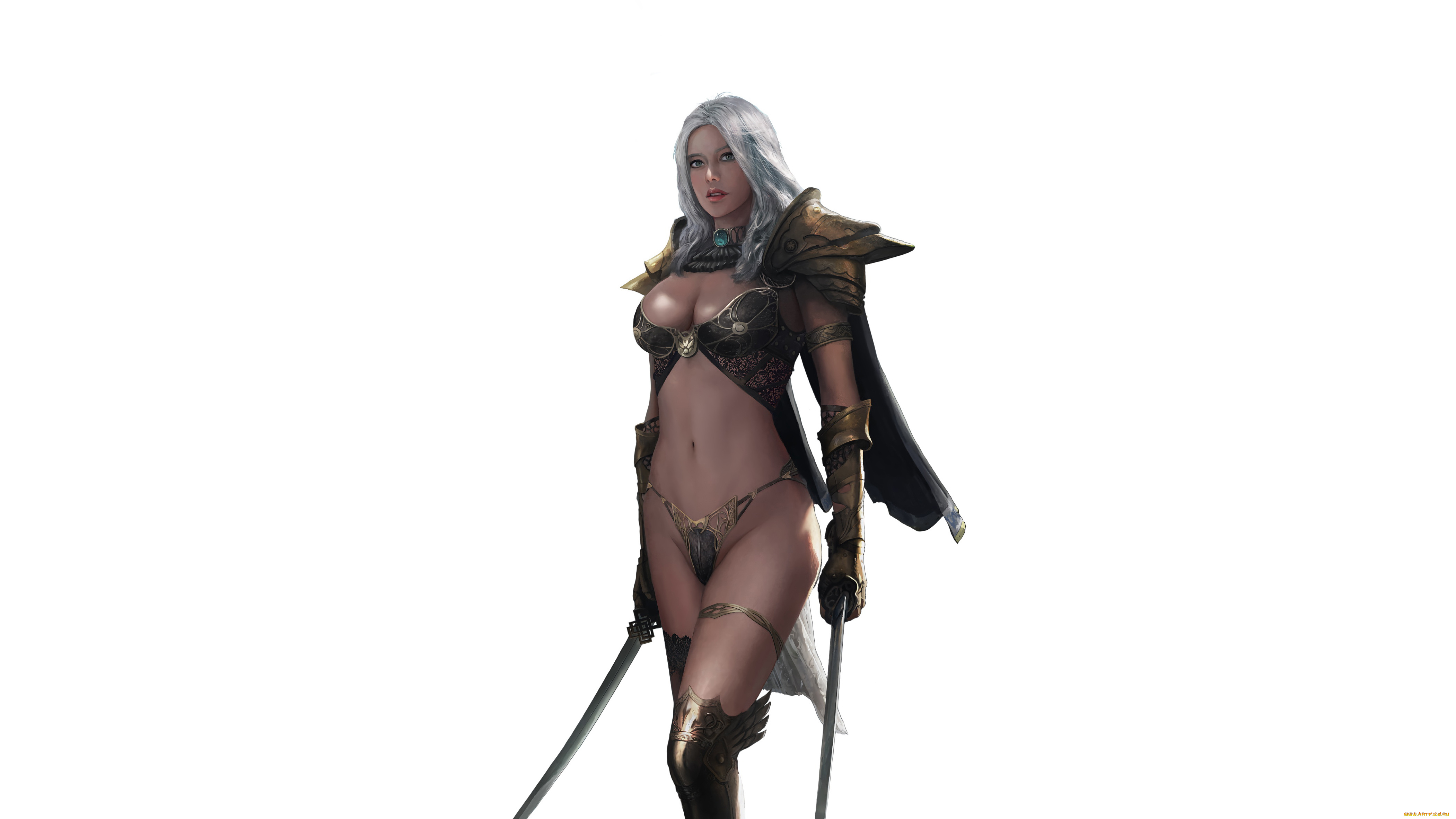 tera, видео, игры, , the, exiled, realm, of, arborea, девушка, фон, взгляд, сабля, униформа