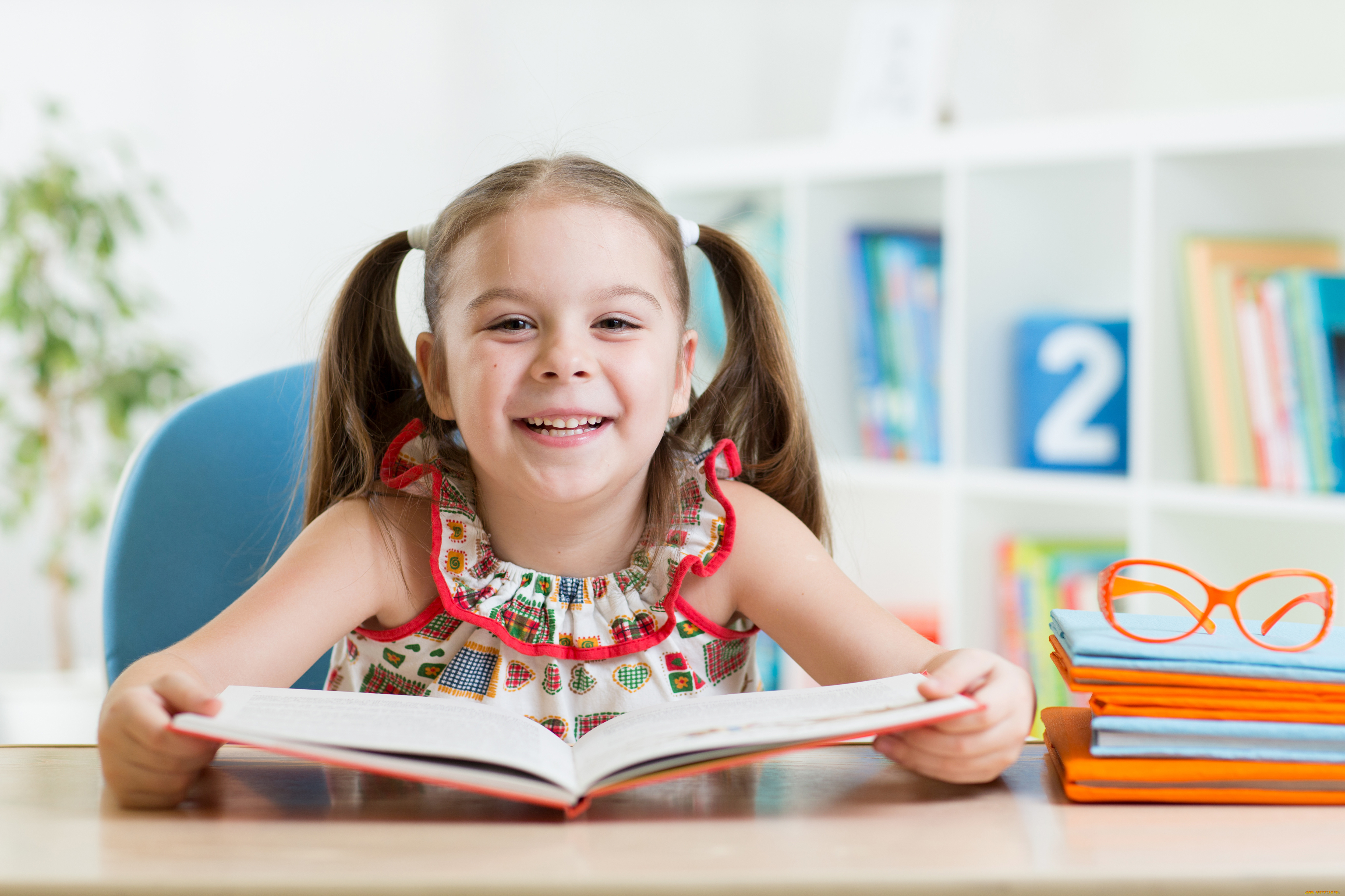 разное, дети, девочка, книги