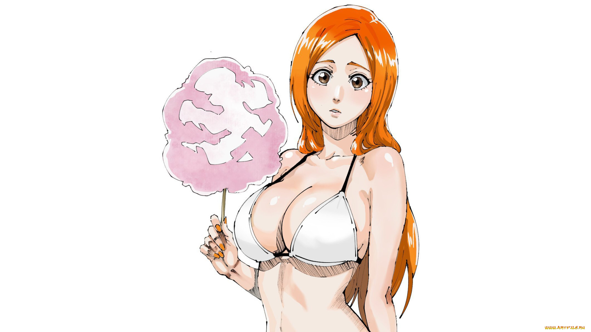 аниме, bleach, красивая, девушка