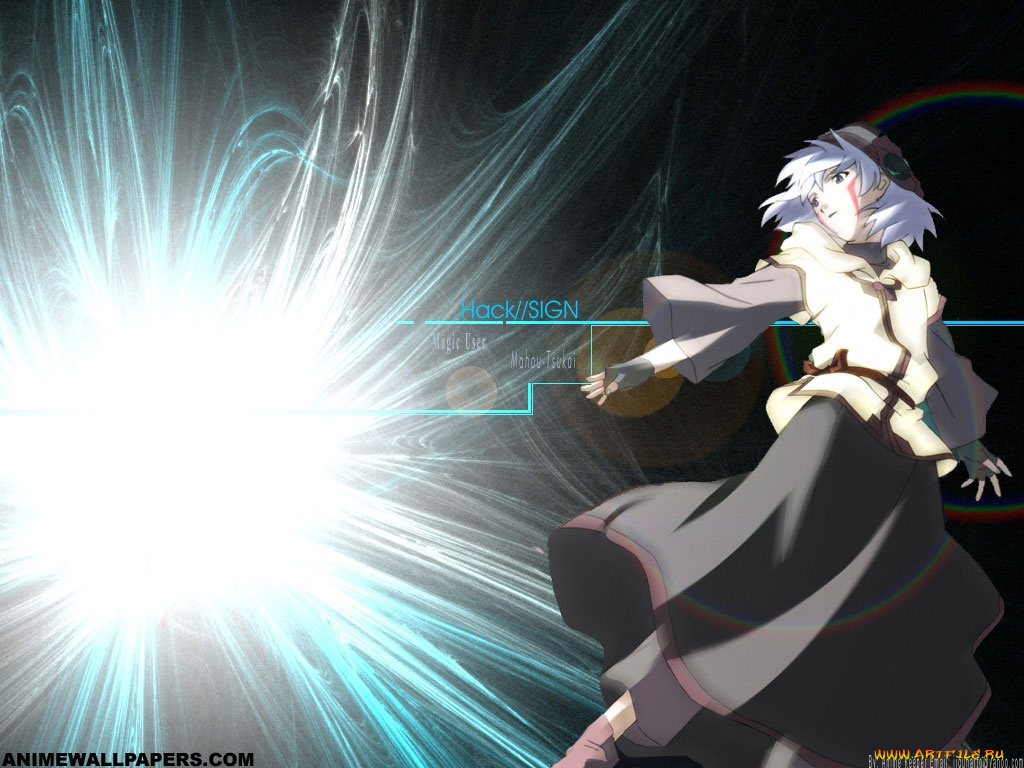аниме, hack, sign