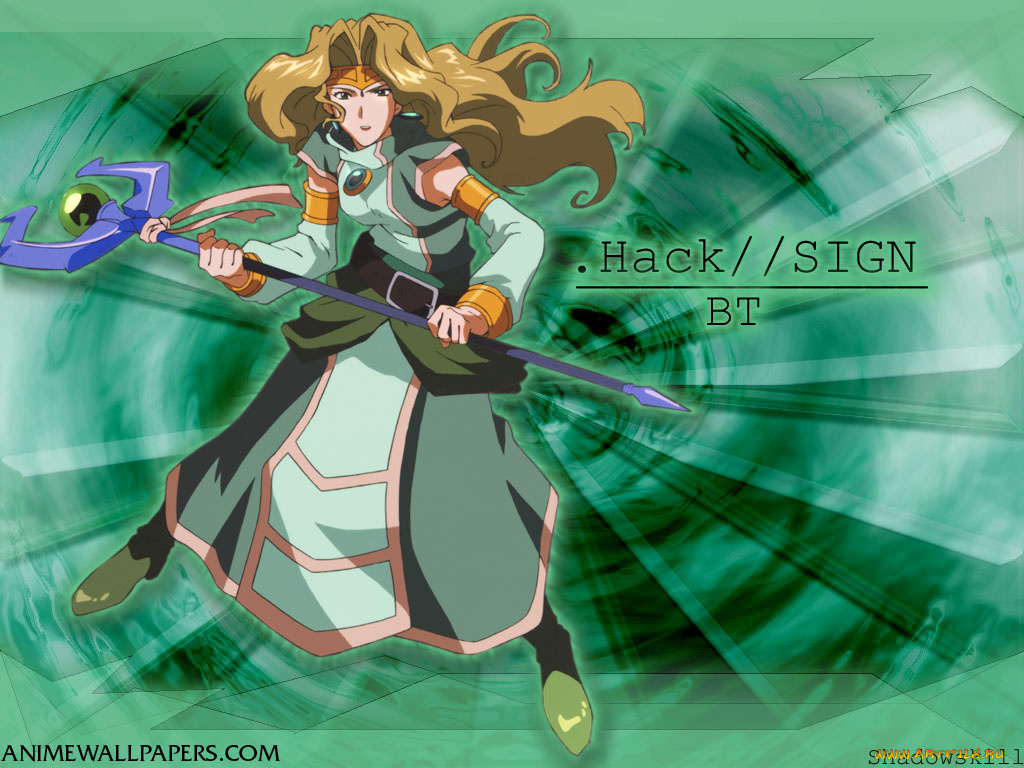 аниме, hack, sign