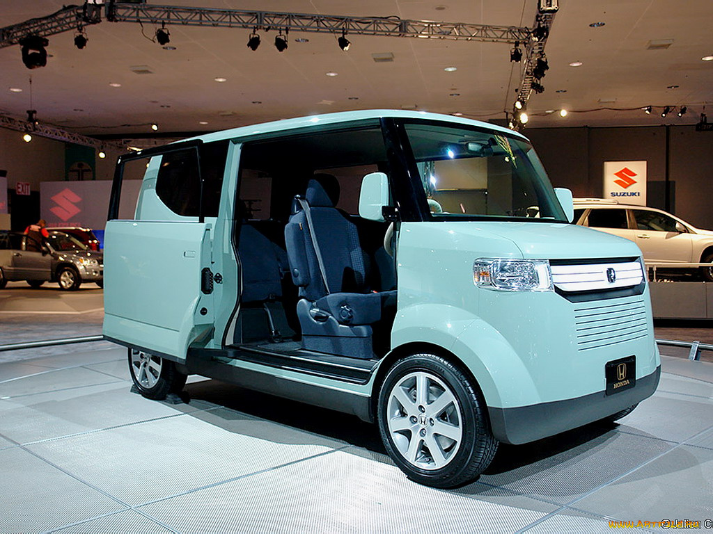 honda, step, bus, concept, автомобили