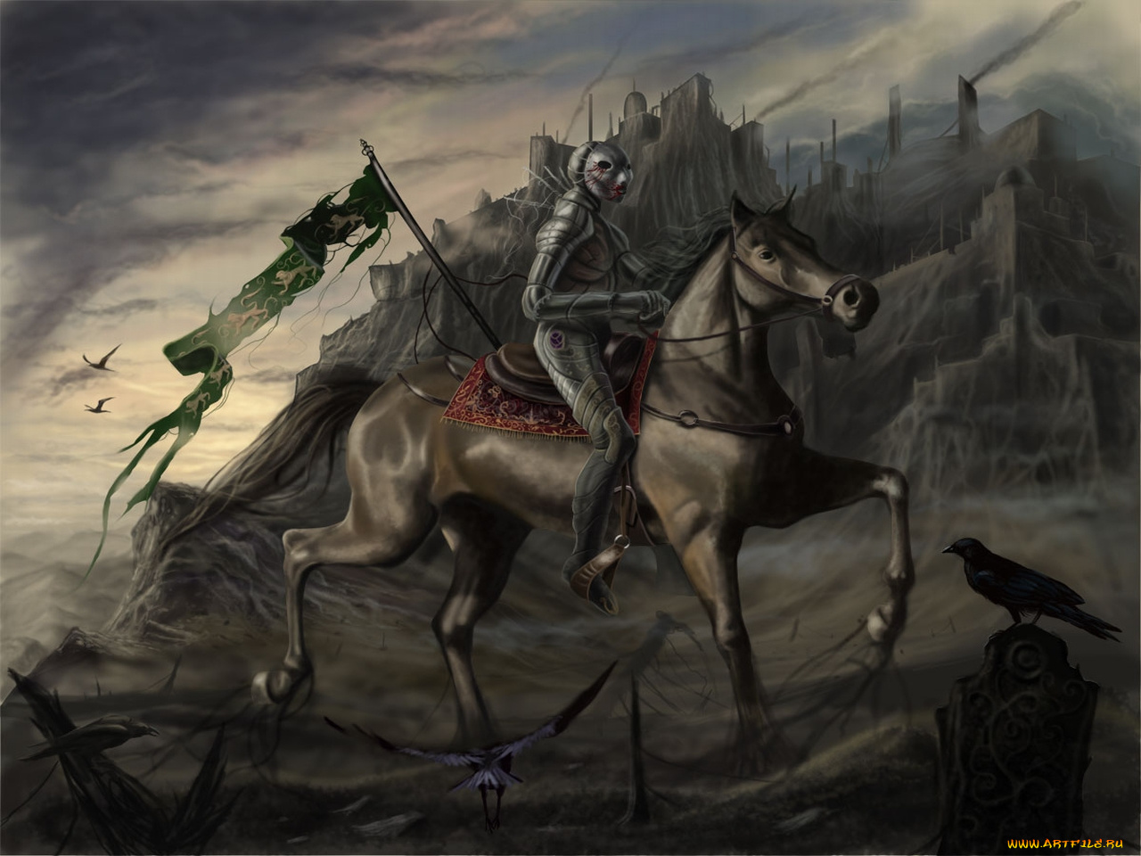 фэнтези, всадники, наездники