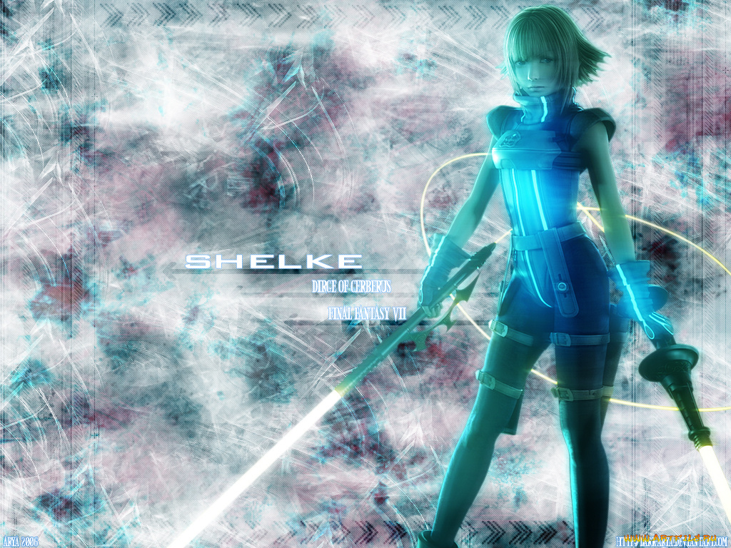 видео, игры, final, fantasy, vii, dirge, of, cerberus