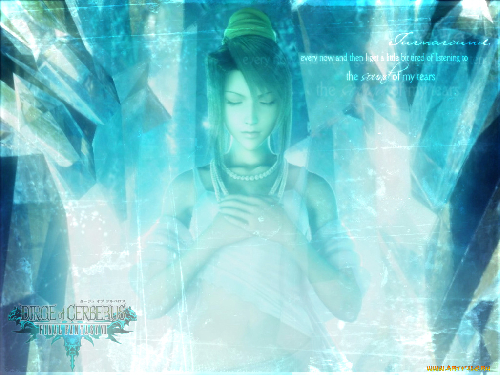 видео, игры, final, fantasy, vii, dirge, of, cerberus