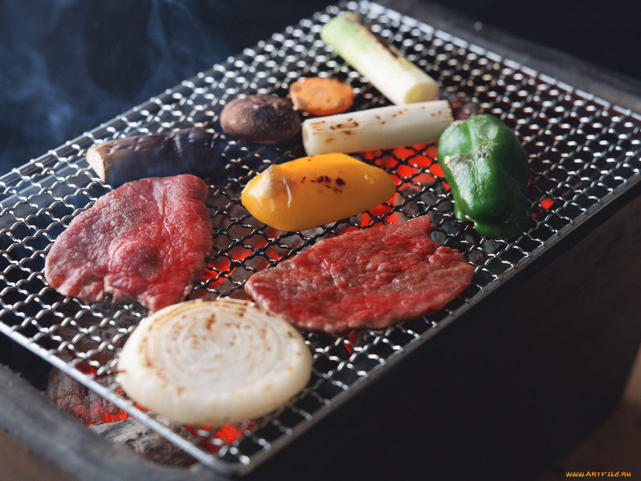 еда, шашлык, барбекю