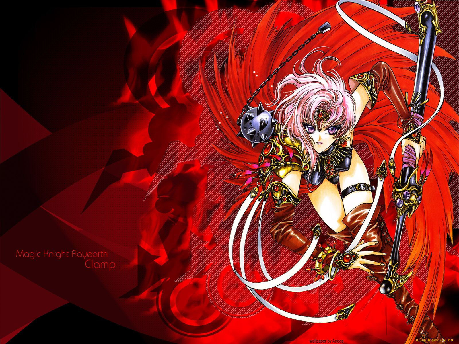 аниме, magic, knight, rayearth