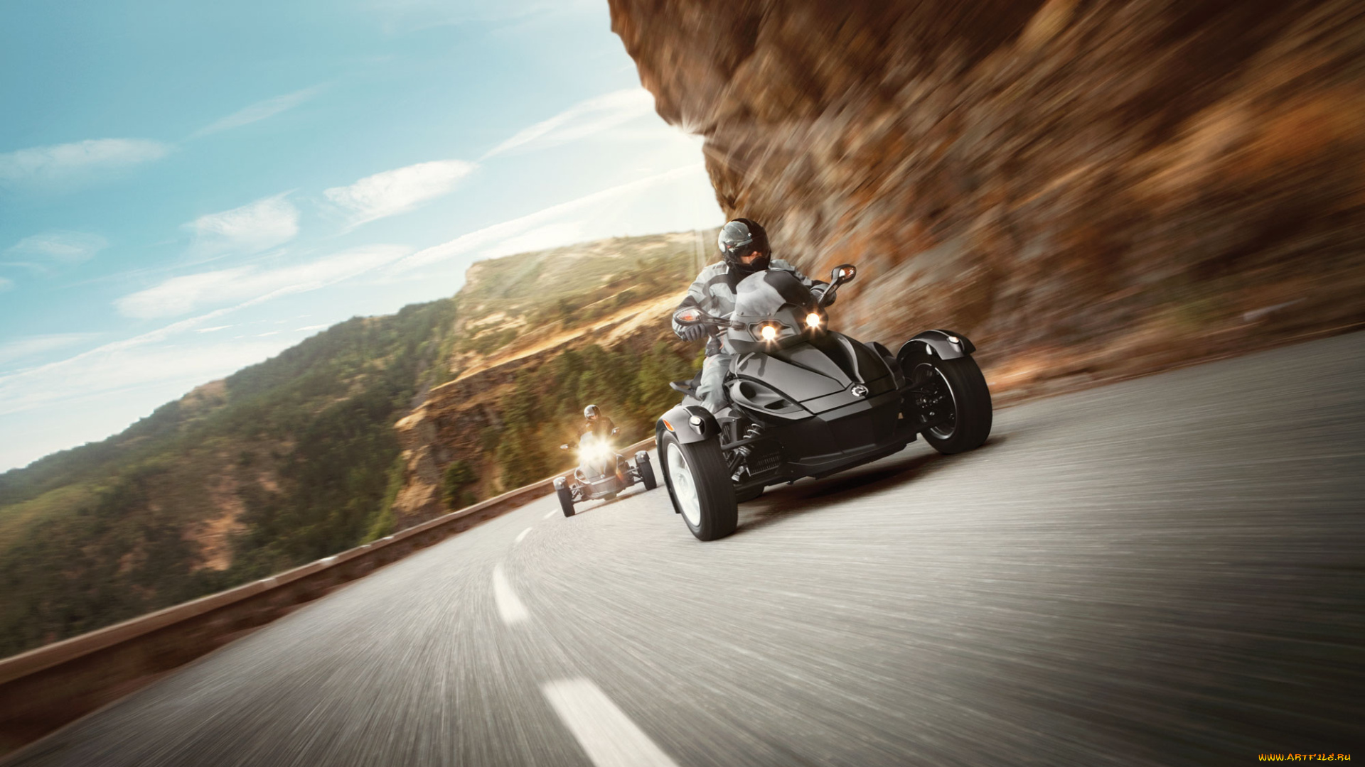 мотоциклы, can, am, трицикл