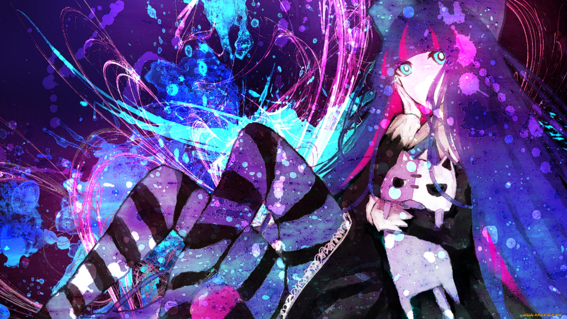 аниме, panty, stocking, with, garterbelt, anarchy