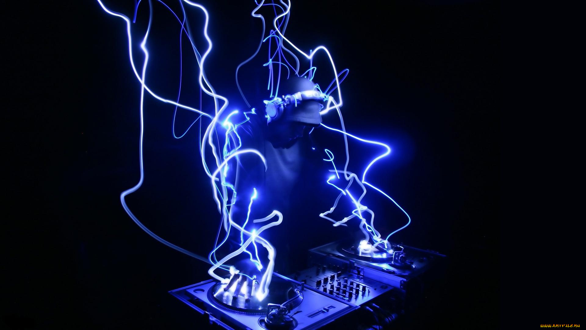 the, dubstep, dj, разное, компьютерный, дизайн, пульт, полосы, наушники