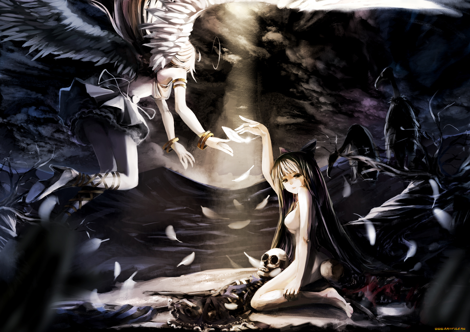 аниме, panty, stocking, with, garterbelt, anarchy