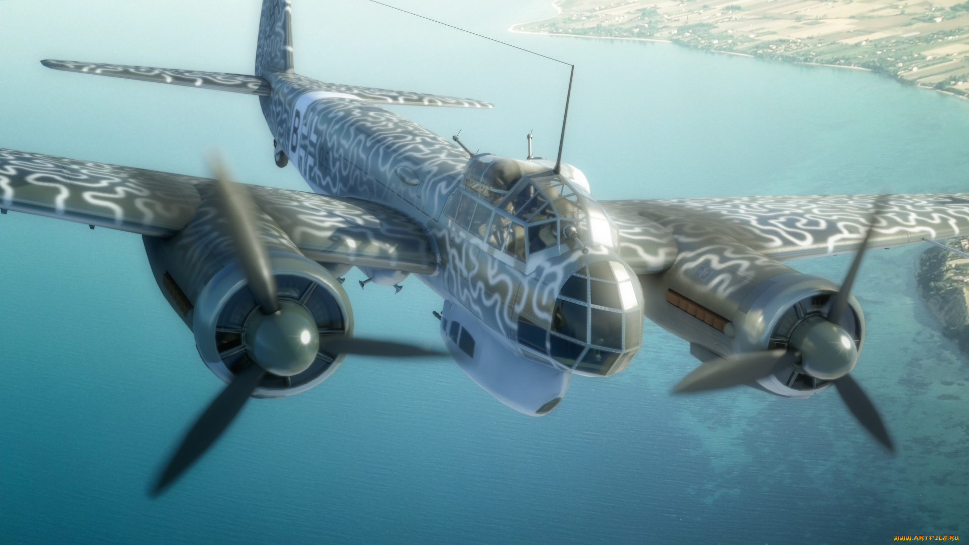 авиация, 3д, рисованые, v-graphic, полет