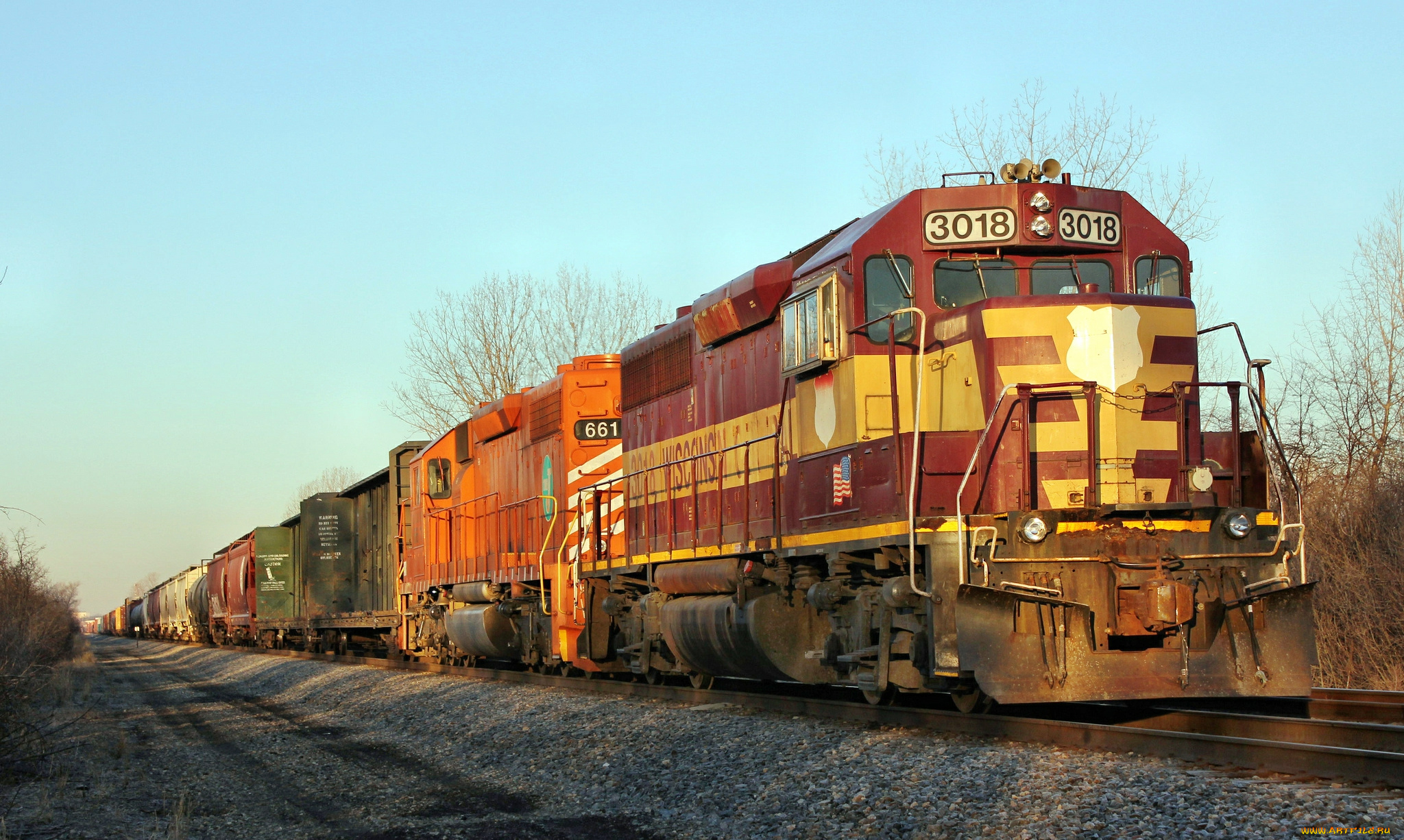 техника, поезда, железная, дорога, рельсы, локомотив, вагоны, грузовой, состав