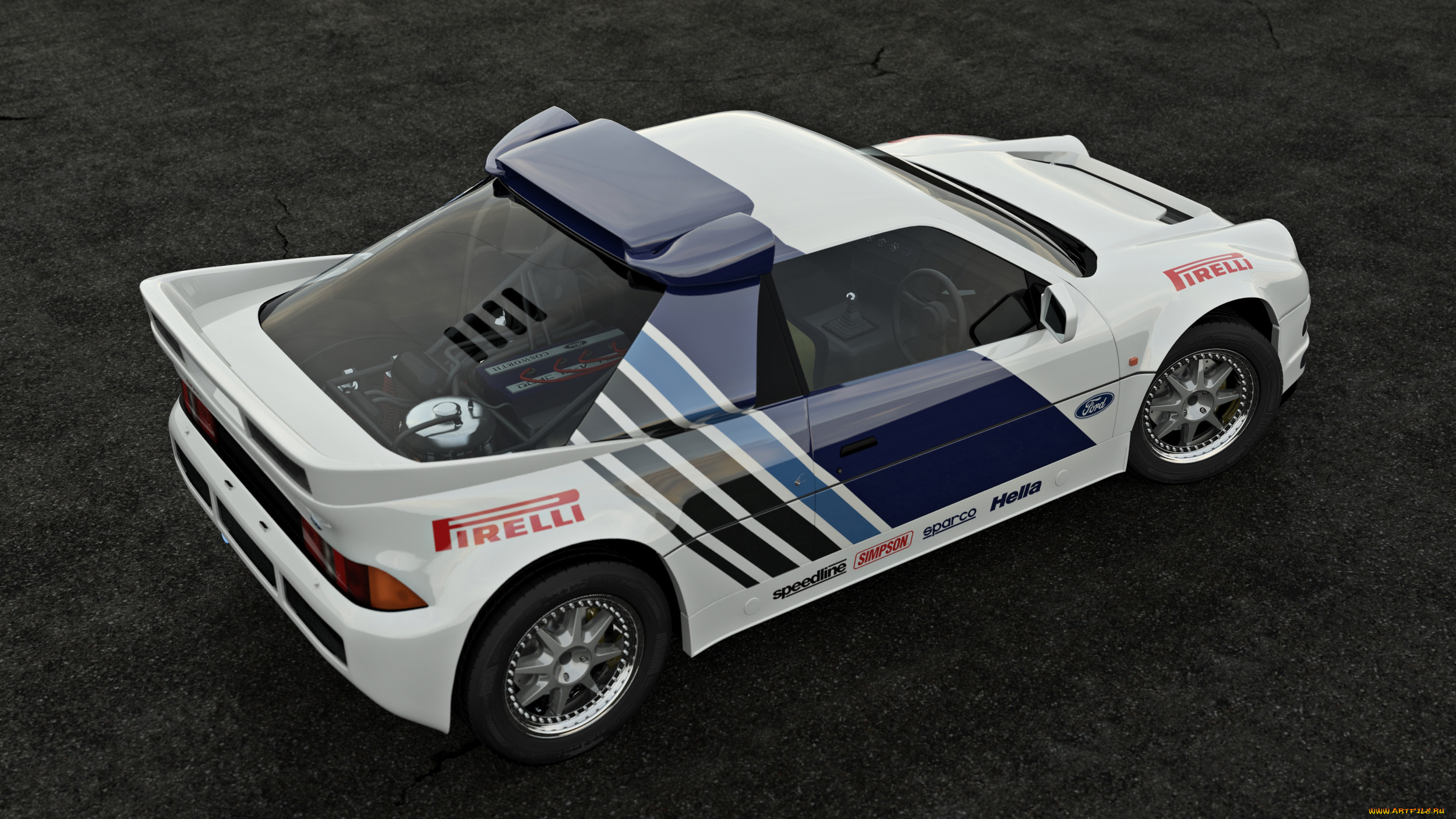 автомобили, 3д, rs200, ford