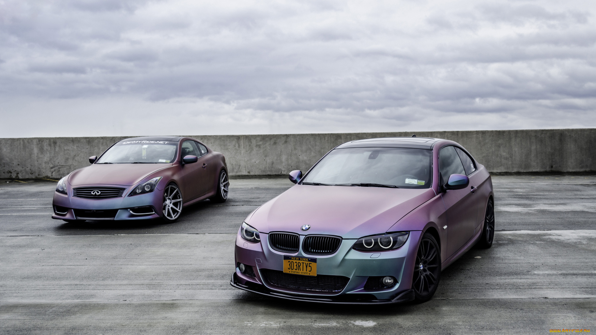 автомобили, разные, вместе, bmw, infiniti