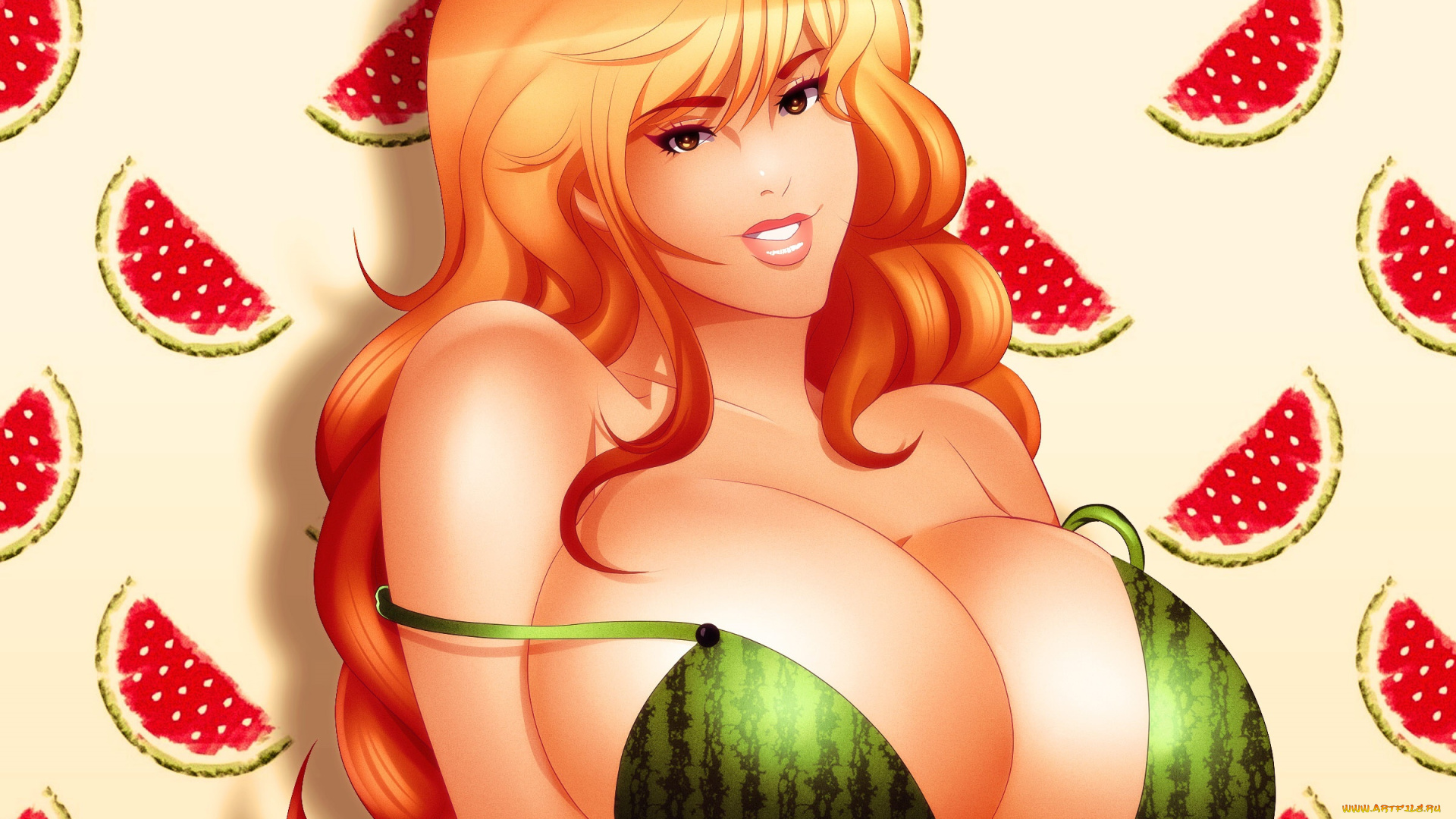 векторная, графика, девушки, , girls, фон, взгляд, девушка