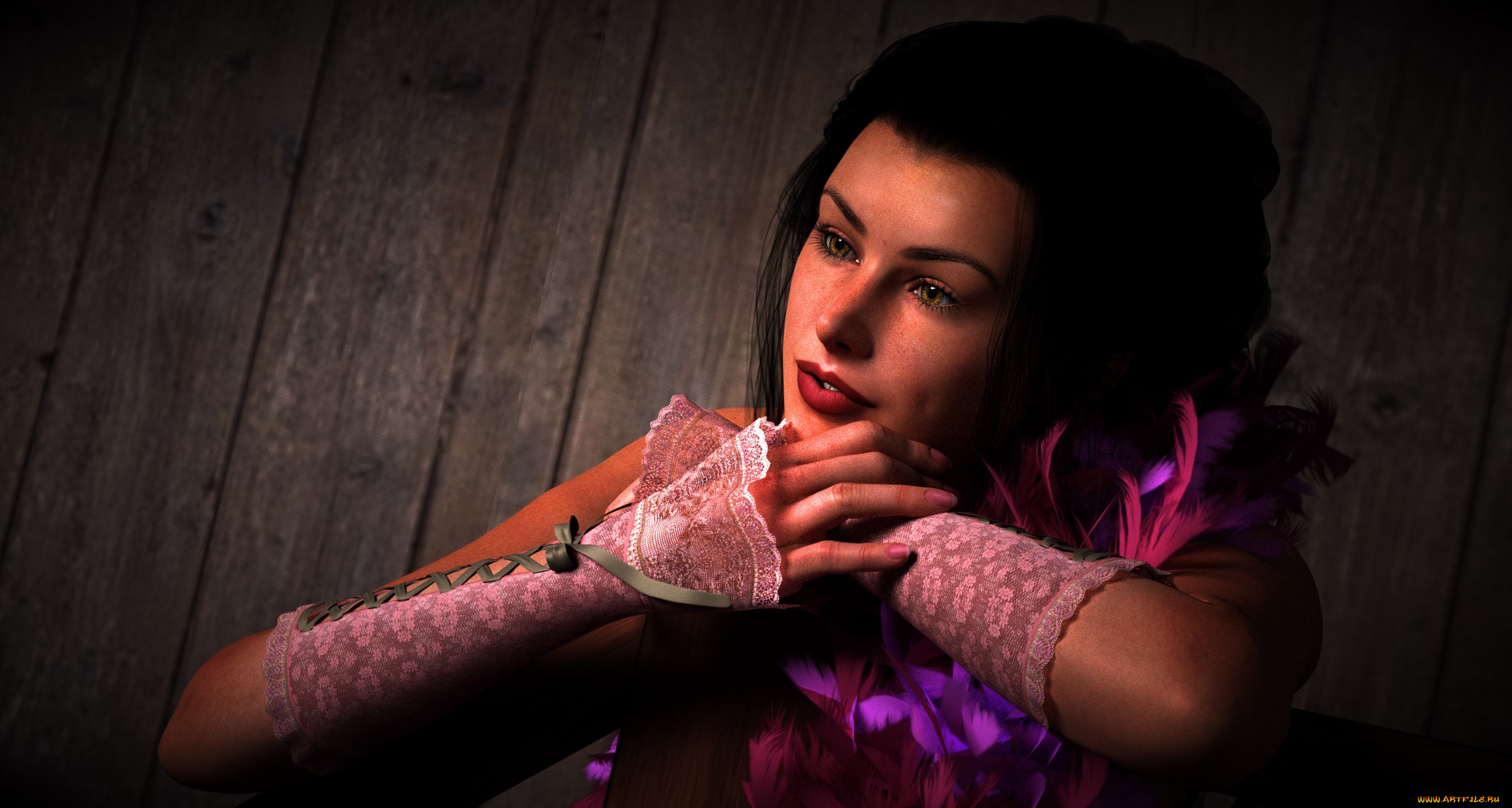 3д, графика, люди, , people, фон, взгляд, девушка