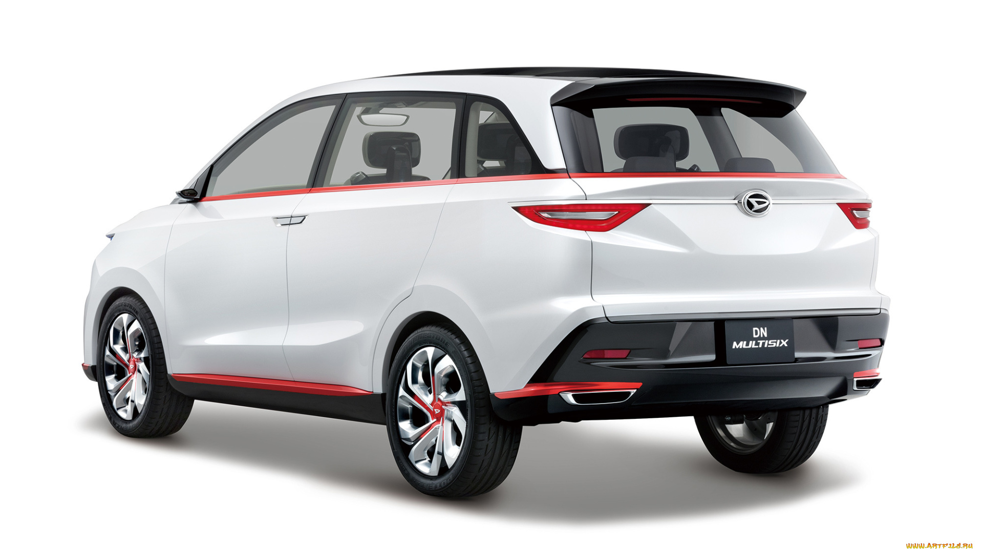 daihatsu, dn, multisix, concept, 2017, автомобили, daihatsu, dn, multisix, concept, 2017, crossover, белый