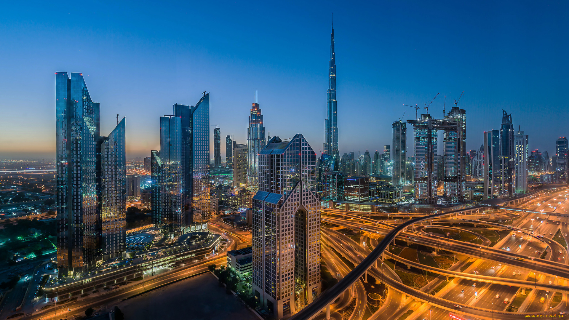 dubai, города, дубай, , оаэ, небоскребы, панорама