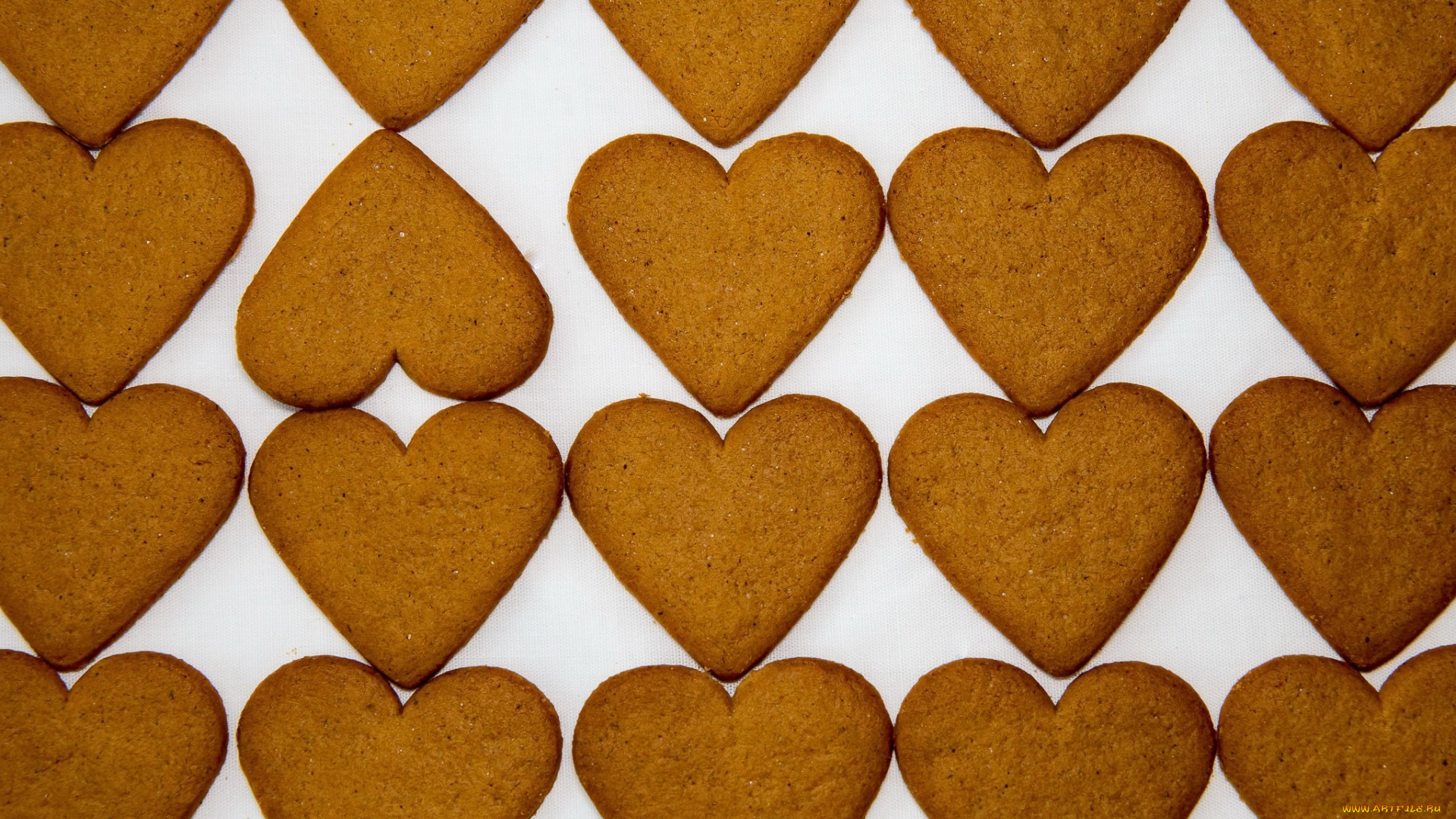 еда, пирожные, , кексы, , печенье, сердце, фон, печенье