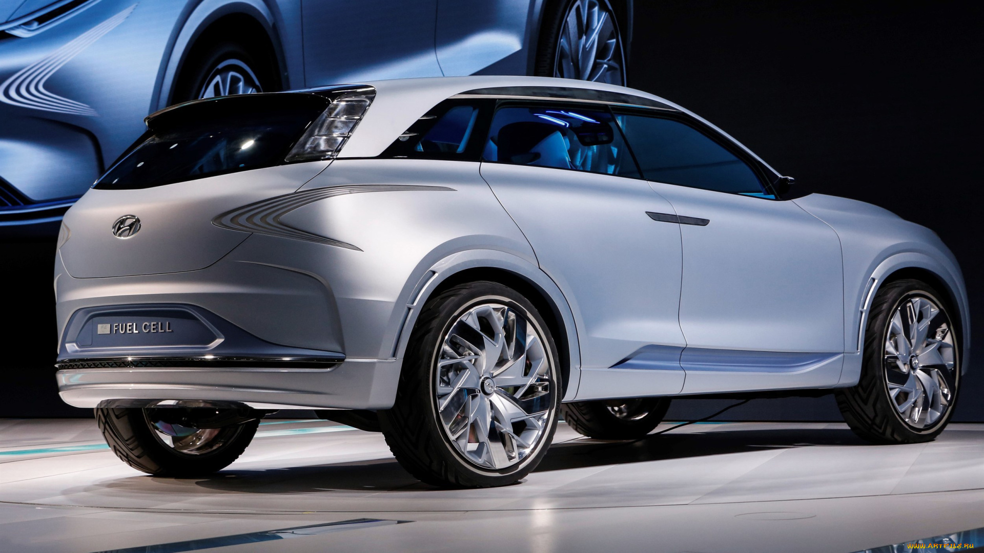 hyundai, releases, fe, fuel, cell, concept, 2018, автомобили, hyundai, concept, cell, fuel, fe, releases, 2018