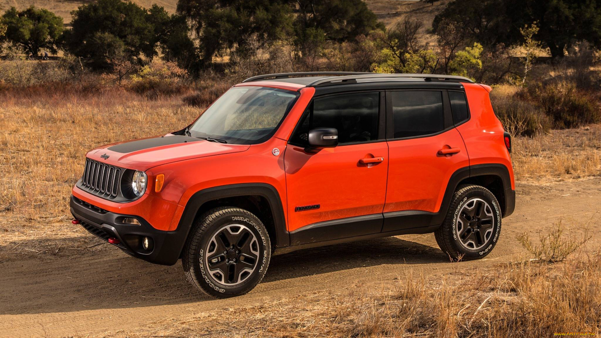 jeep, renegade, 2017, автомобили, jeep, красный, внедорожник, 2017, renegade