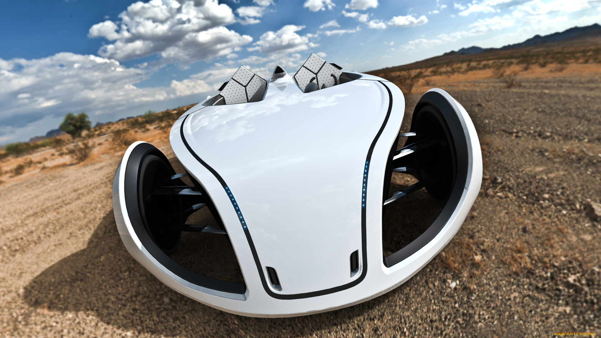 p-eco, concept, 2010, автомобили, 3д, 2010, concept, p-eco